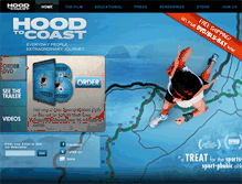 Tablet Screenshot of hoodtocoastmovie.com